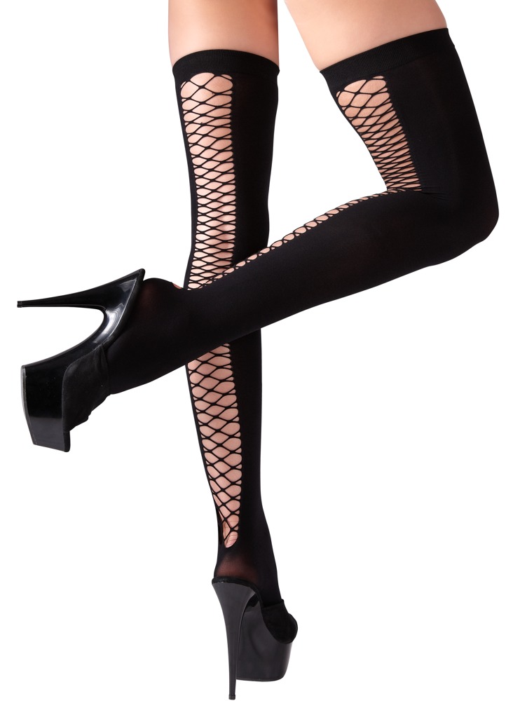 Hold-up Stockings - M/L, schwarz