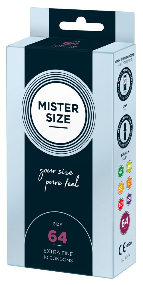 Mister Size 64 mm - transparent