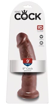 Cock 9" - huidskleur donker