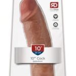 Cock 10" - huidskleur licht