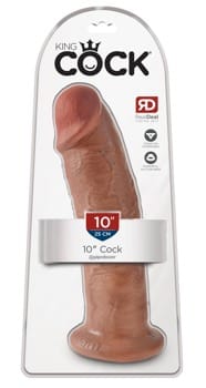 Cock 10" - huidskleur licht