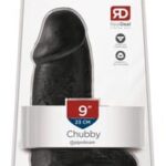 9" Chubby - huidskleur donker