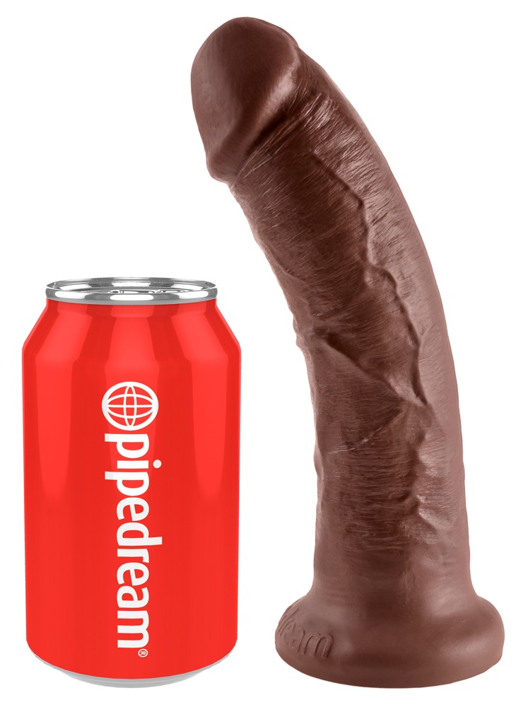 8" Cock - hautfarben dunkel