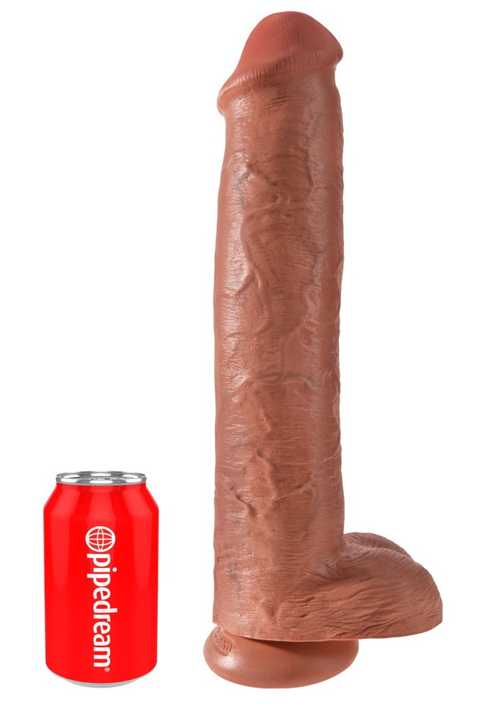 Cock with Balls 15" - hautfarben hell