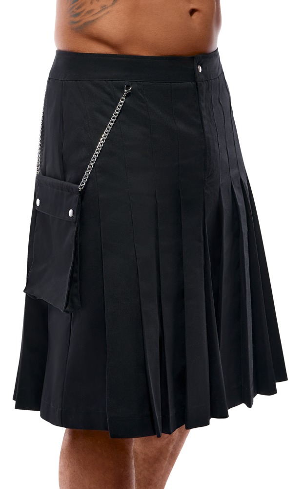 Kilt - XL, schwarz