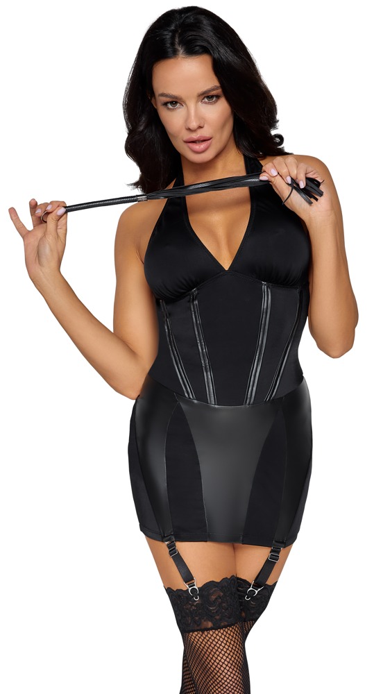 Dominatrix costume - M, schwarz