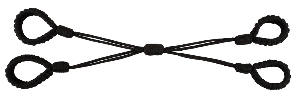Cuff Set Rope - L/XL, schwarz