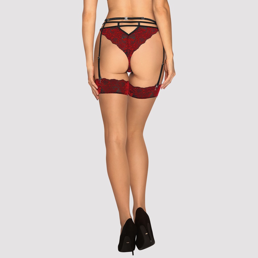 Sugestina stockings - L/XL, rot