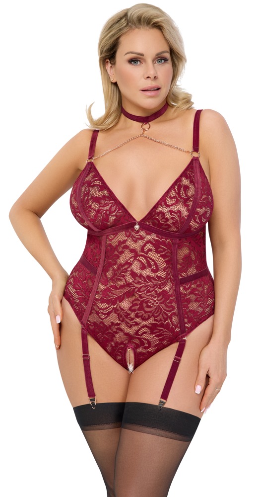 Crotchless Body - 2XL, rot