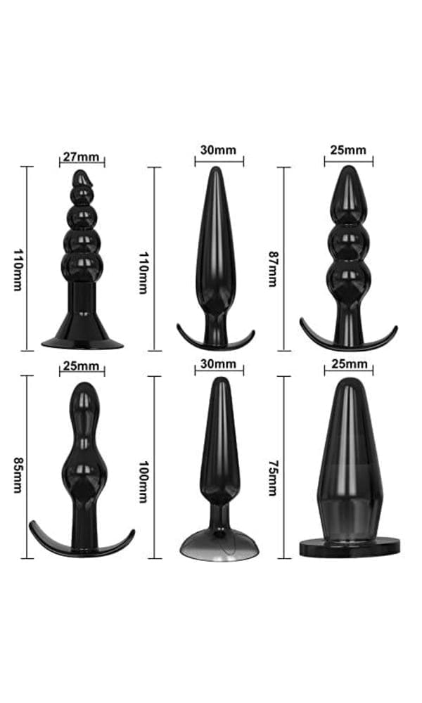 Buttplug Anale Trainer Set 6 stuks