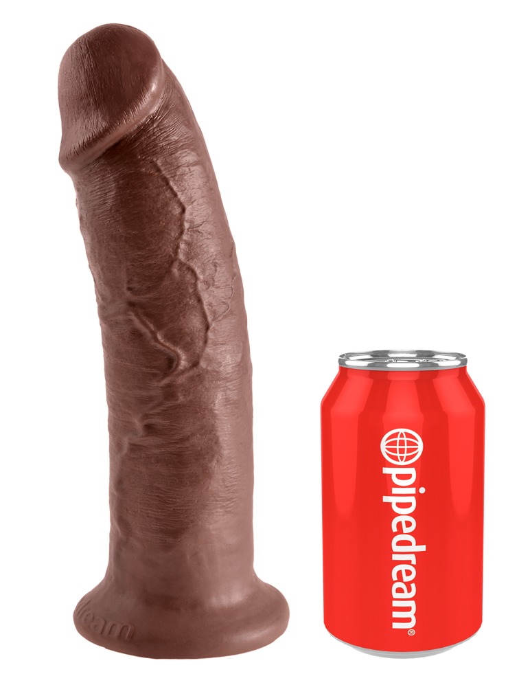 Cock 10" - huidskleur donker
