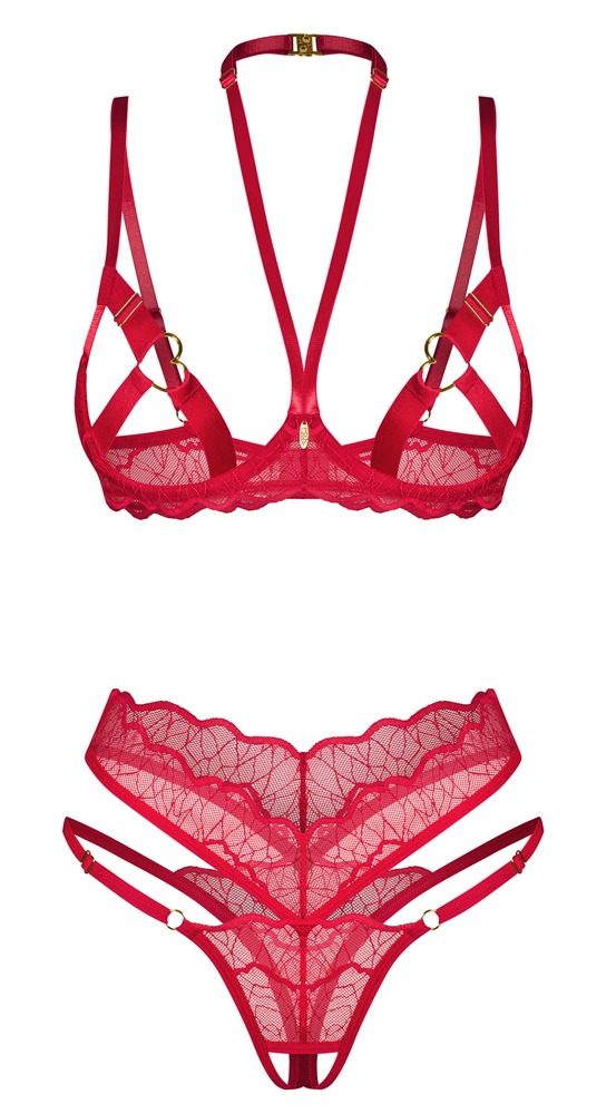 Set Cupide Desir - 2XL/3XL, rot