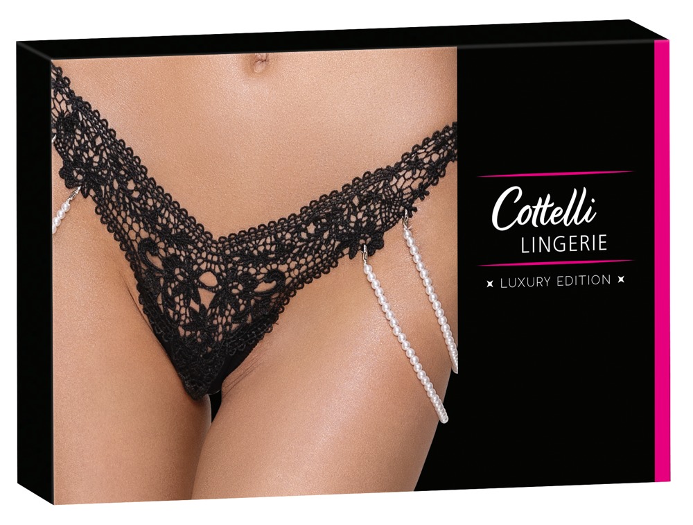 String - S/M, zwart