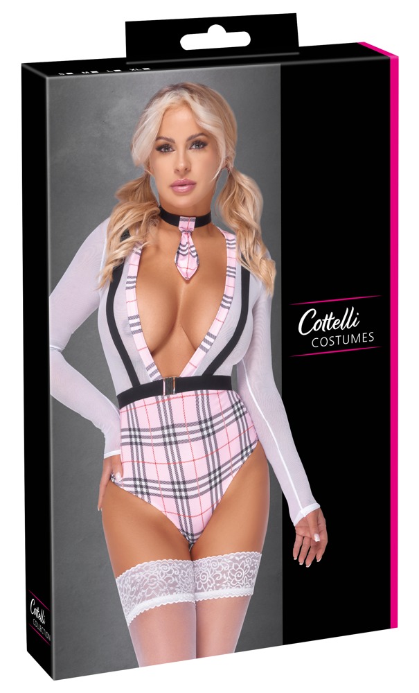 Schoolgirl Costume - S, wit