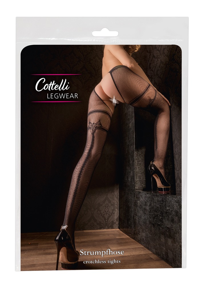 Suspender Tights - 2XL, schwarz