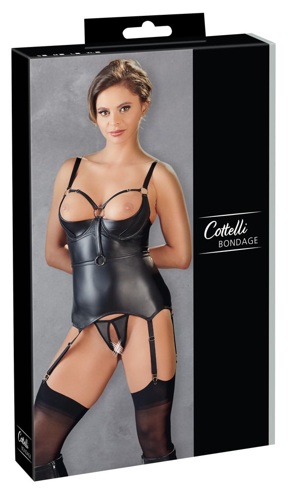 Cami Suspender - S, zwart
