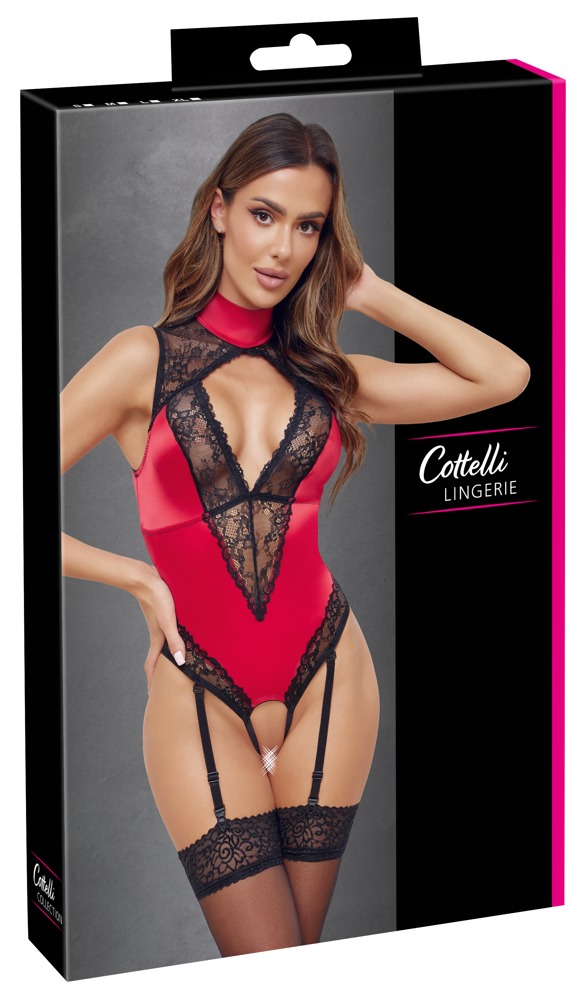 Crotchless Body - S, rot