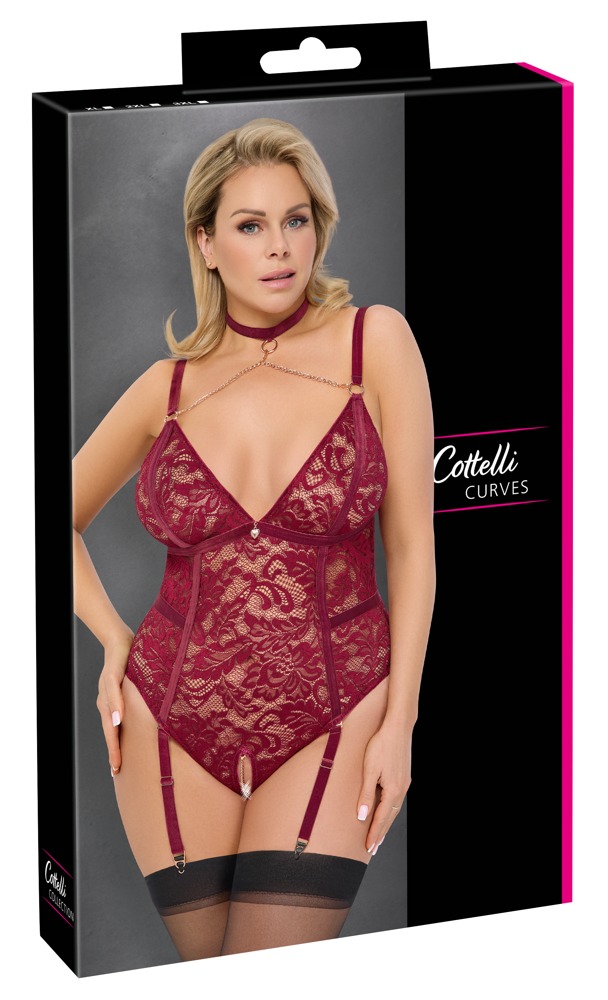 Crotchless Body - XL, rot