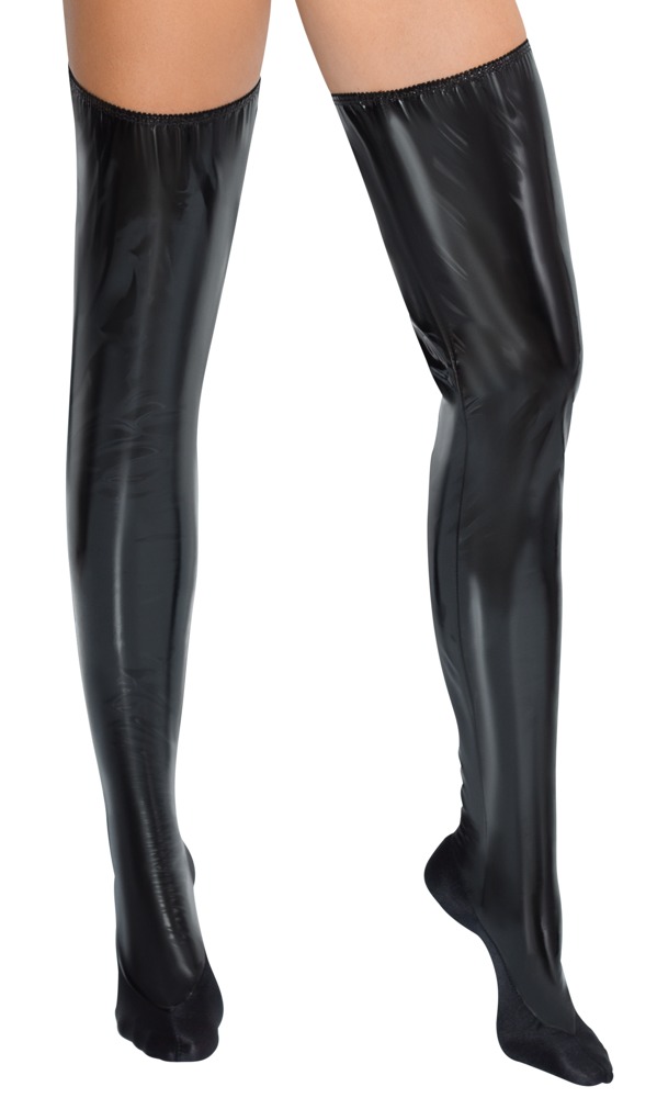 Vinyl Bed Boots - M/L, schwarz