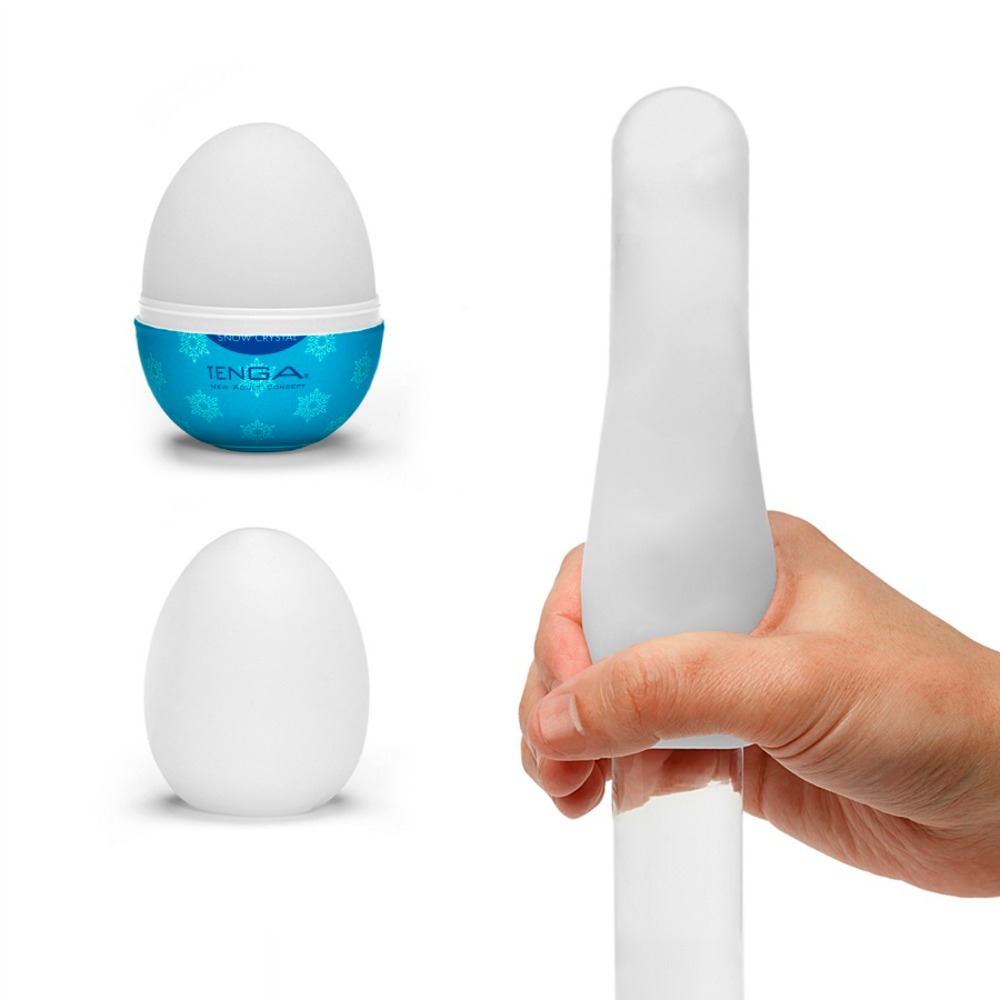 Egg Snow Crystal - wit